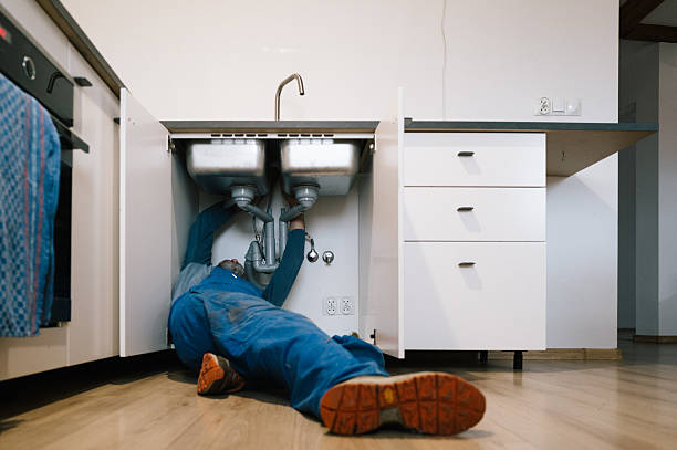 Professional Emergency Plumber technician working in Wrightsville, PA